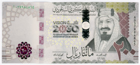 Saudi Arabia 200 Riyals 2021
P# New; N# 287724; # 37984865; UNC