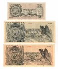 Russia - Northwest Field Treasury of the Northwest Front 100 - 500 - 1000 Roubles 1919
P# S208-210; Collection condition; AUNC-UNC