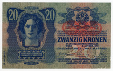 Austria 20 Kronen 1919 (ND)
P# 53a; N# 206766; # 961145 1118; UNC