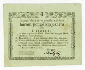 Hungary Rozsnyó 3 Pengo 1849
N# 219235; VF