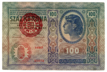 Hungary 100 Korona 1920 (1912)
P# 27; N# 216617; # 1487 20678; VF+