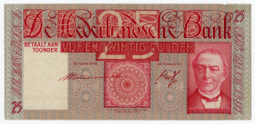 Netherlands 25 Gulden 1941
P# 50; N# 205984; # JR 0055808; VF-XF