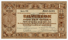 Netherlands 1 Gulden 1938 Silver Voucher
P# 61; N# 203050; # FM 684693; UNC
