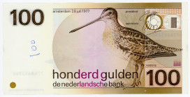 Netherlands 100 Gulden 1977
P# 97; N# 205993; # 7766652906; VF+