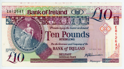 Northern Ireland 10 Pounds 1991
P# 71a; N# 222484; #T812647; XF
