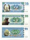 Norway Isle of Bouvet 10 - 20 - 50 Dollars 2011
Souvenir notes; UNC