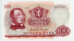 Norway 100 Kroner 1977
P# 38h; N# 212479; #8719953; UNC