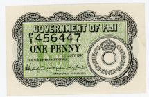 Fiji 1 Penny 1942
P# 47; N# 214803; P/1 456447; UNC