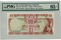 Fiji 1 Dollar 1971 (ND) PMG 65 EPQ
P# 71b; N# 206629; # B/4 516531; UNC