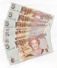 Fiji 10 x 5 Dollars 2011
P# 110b; N# 207855; UNC