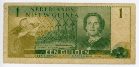 Netherlands New Guinea 1 Gulden 1954
P# 11; N# 204395; #AK 005287; F