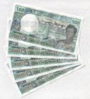 New Hebrides 5 x 500 Francs 1970 (ND)
P# 19c; N# 207297; # AU0794711; UNC