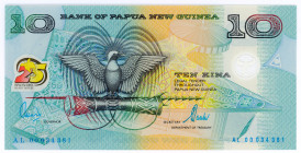 Papua New Guinea 10 Kina 2000 Commemorative
P# 23; # 00034381; UNC