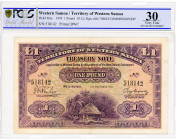 Western Samoa 1 Pound 1959 PCGS 30
P# 8Aa; N# 216147; # 518142;