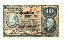 Argentina 10 Centavos 1890
P# 210; # 768487; XF