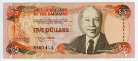 Bahamas 5 Dollars 1974 (1995)
P# 52; N# 226304; #N491414; F-VF