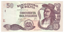 Bolivia 50 Bolivianos 2005
P# 230; N# 207068; # 23953355 G ; XF