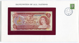 Canada 2 Dollars 1974 First Day Cover (FDC)
P# 86a; N# 201905; # UM8750058; 31st of December 1981; UNC
