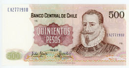 Chile 500 Pesos 1990
P# 153; N# 205230; # CA2771910; UNC