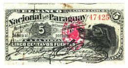 Paraguay 5 Centavos 1886
P# S141; # 47425; VF+