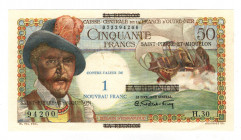 Saint Pierre & Miquelon 1 Nouveau Franc 1961 (ND)
P# 31; # 073294200 ;UNC
