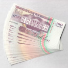 Suriname 30 x 100 Gulden 1998
P# 139b; UNC