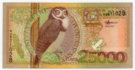 Suriname 25000 Gulden 2000
P# 154a; N# 254527; # AA571028; XF