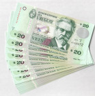 Uruguay 30 x 20 Pesos 2011
P# 86b; N# 204502; UNC