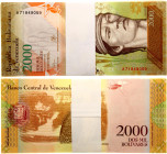 Venezuela Bundle With 100 Banknotes 2000 Bolivares 2016
P# 96; N# 205362; UNC