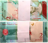 Venezuela Bundle With 100 Banknotes 2 Bolivares 2018
P# 101; N# 204755; UNC