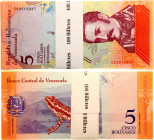 Venezuela Bundle With 100 Banknotes 5 Bolivares 2018
P# 102; N# 208164; UNC