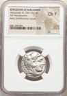 MACEDONIAN KINGDOM. Alexander III the Great (336-323 BC). AR tetradrachm (23mm, 10h). NGC Choice Fine. Posthumous issue of Amphipolis, ca. 316-310 BC....