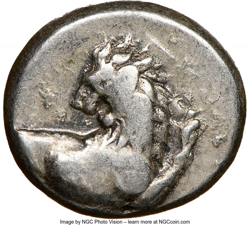 THRACE. Chersonesus. Ca. 4th century BC. AR hemidrachm (13mm). NGC Choice Fine. ...