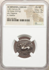 ACARNANIA. Leucas. Ca. 4th century BC. AR stater (20mm, 8.47 gm, 6h). NGC Choice VF 4/5 - 4/5. Pegasus with pointed wing flying left; Λ below / Head o...