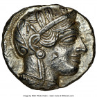 ATTICA. Athens. Ca. 440-404 BC. AR tetradrachm (24mm, 17.20 gm, 4h). NGC Choice AU 5/5 - 4/5. Mid-mass coinage issue. Head of Athena right, wearing ea...