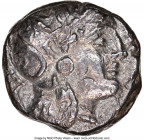 ATTICA. Athens. Ca. 393-294 BC. AR tetradrachm (21mm, 16.57 gm, 7h). NGC XF 4/5 - 2/5, test cuts. Late mass coinage issue. Head of Athena with eye in ...