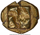 IONIA. Uncertain mint. Ca. 625-550 BC. EL sixth-stater or hecte (11mm, 2.49 gm). NGC Choice XF 5/5 - 4/5. Milesian standard. Tetraskelion pattern on r...
