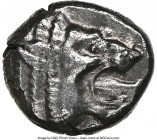 IONIA. Miletus. Ca. late 6th-5th centuries BC. AR 1/12 stater or obol (9mm). NGC Choice XF. Milesian standard. Forepart of roaring lion left, head rev...