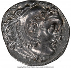 IONIAN ISLANDS. Chios. Ca. early 3rd century BC. AR drachm (18mm, 4.15 gm, 11h). NGC Choice AU 4/5 - 5/5. Posthumous issue of Ionia-Chios, ca. 290-275...