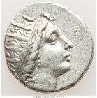 CARIAN ISLANDS. Rhodes. Ca. 88-84 BC. AR drachm (14mm, 2.59 gm, 12h). XF. Plinthophoric standard, Philon, magistrate. Radiate head of Helios right / Φ...