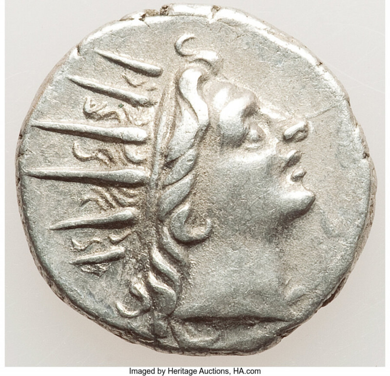CARIAN ISLANDS. Rhodes. Ca. 88-84 BC. AR drachm (15mm, 2.67 gm, 12h). Choice VF....