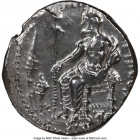 CILICIA. Tarsus. Mazaeus, as Satrap (ca. 361-328 BC). AR stater (23mm, 10.97 gm, 10h). NGC Choice XF 3/5 - 3/5. B'LTRZ (Aramaic), Baaltars seated left...