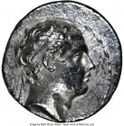 SELEUCID KINGDOM. Antiochus IV Epiphanes (175-164 BC). AR tetradrachm (28mm, 1h). NGC Choice VF, edge chips, marks. Antioch on the Orontes, ca. 173/2-...