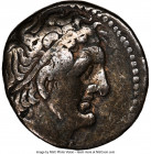 PTOLEMAIC EGYPT. Ptolemy II Philadelphus (285/4-246 BC). AR stater or tetradrachm (26mm, 13.93 gm, 1h). NGC Choice Fine 4/5 - 3/5, light scratches. Si...