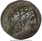 PTOLEMAIC EGYPT. Cleopatra III and Ptolemy IX Soter II (116/5-107 BC). AR stater or tetradrachm.(26mm, 12.95 gm, 12). NGC AU 5/5 - 3/5. Alexandria, da...