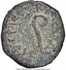 JUDAEA. Roman Procurators. Pontius Pilate (AD 26-36). AE prutah (15mm, 10h). NGC VF. Jerusalem, dated Regnal Year 17 of Tiberius (AD 30). TIBEPIOY KAI...