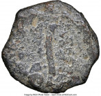 JUDAEA. Roman Procurators. Pontius Pilate (AD 26-36). AE prutah (14mm). NGC Fine. Dated uncertain regnal year of Tiberius. TIBEPIOY KAICAPOC, lituus r...