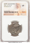 EGYPT. Alexandria. Nero (AD 54-68). BI tetradrachm (25mm, 12h). NGC VF. Dated Regnal Year 11 (AD 64/5). ΝΕΡΩ ΚΛΑV ΚΑΙΣ ΣΕΒ ΓΕΡ ΑV, radiate head of Ner...