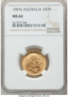 Edward VII gold Sovereign 1907-S MS64 NGC, Sydney mint, KM15. AGW 0.2355 oz. 

HID09801242017

© 2022 Heritage Auctions | All Rights Reserved