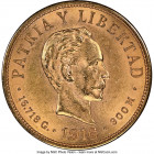 Republic gold 10 Pesos 1916 UNC Details (Obverse Cleaned) NGC, Philadelphia mint, KM20. AGW 0.4838 oz. 

HID09801242017

© 2022 Heritage Auctions | Al...